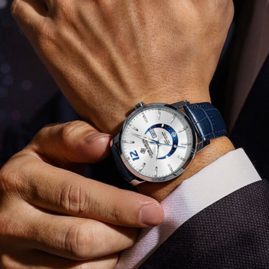 Modiva's Classic Business Chronograph Wrist Watch