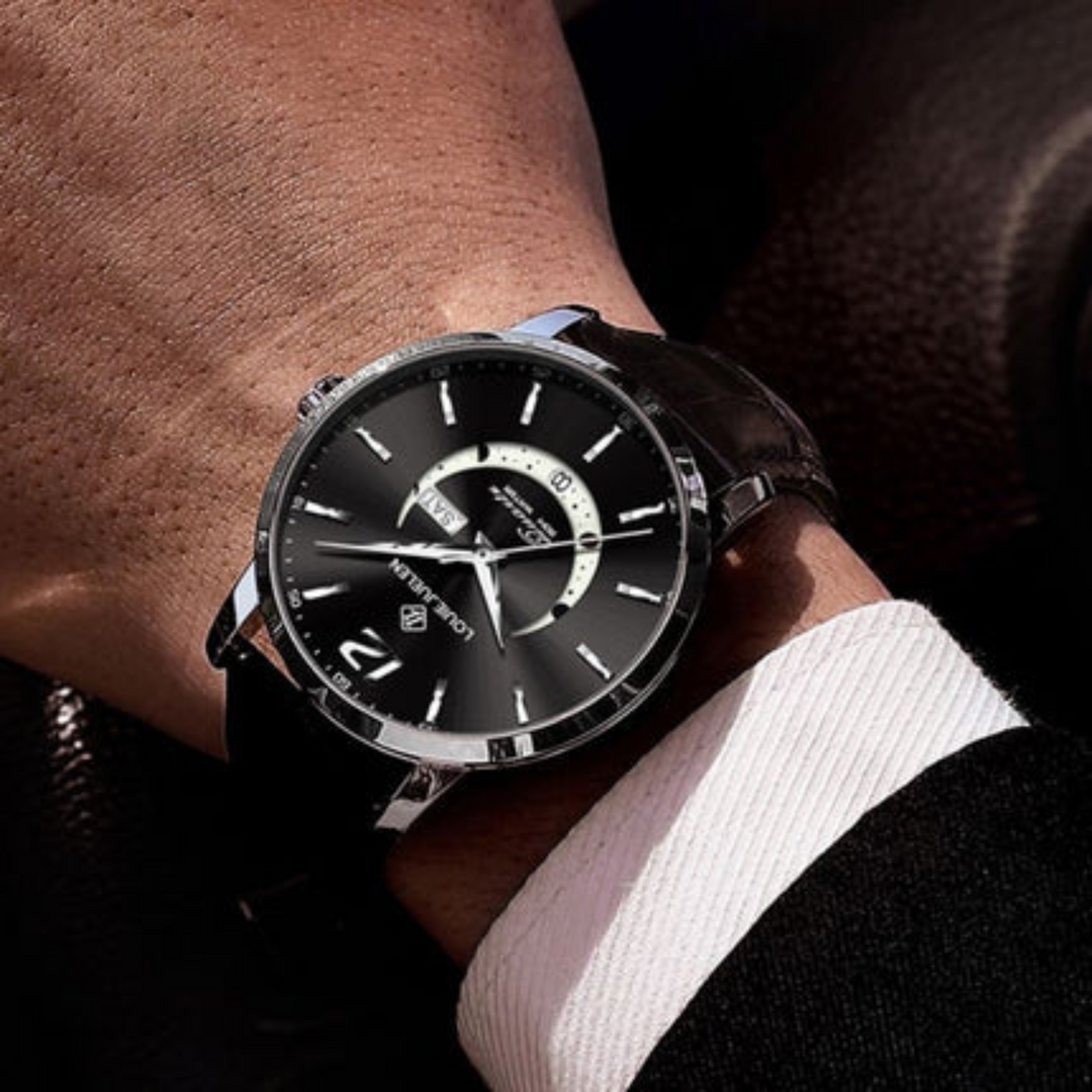 Modiva's Classic Business Chronograph Wrist Watch