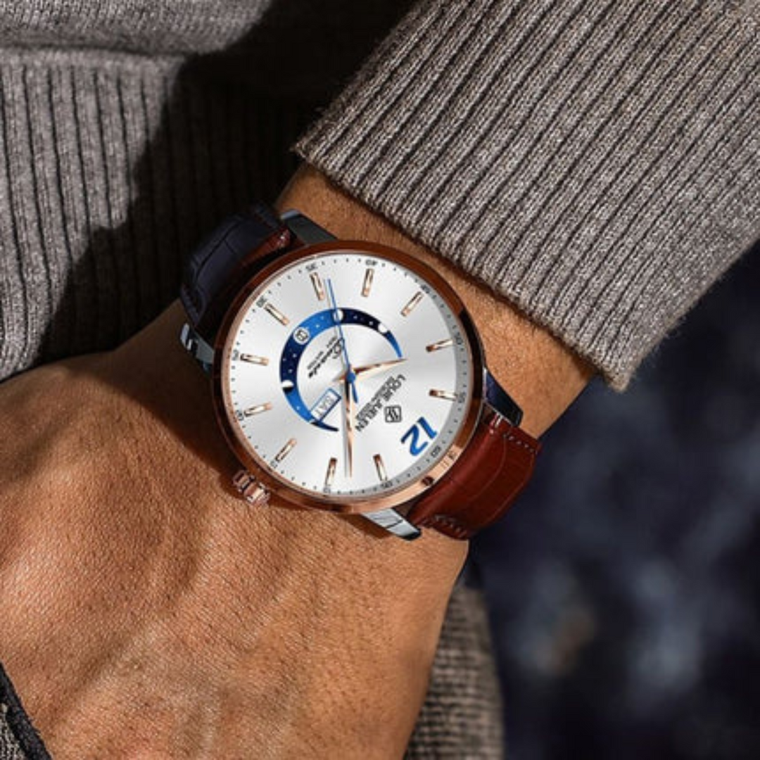 Modiva's Classic Business Chronograph Wrist Watch