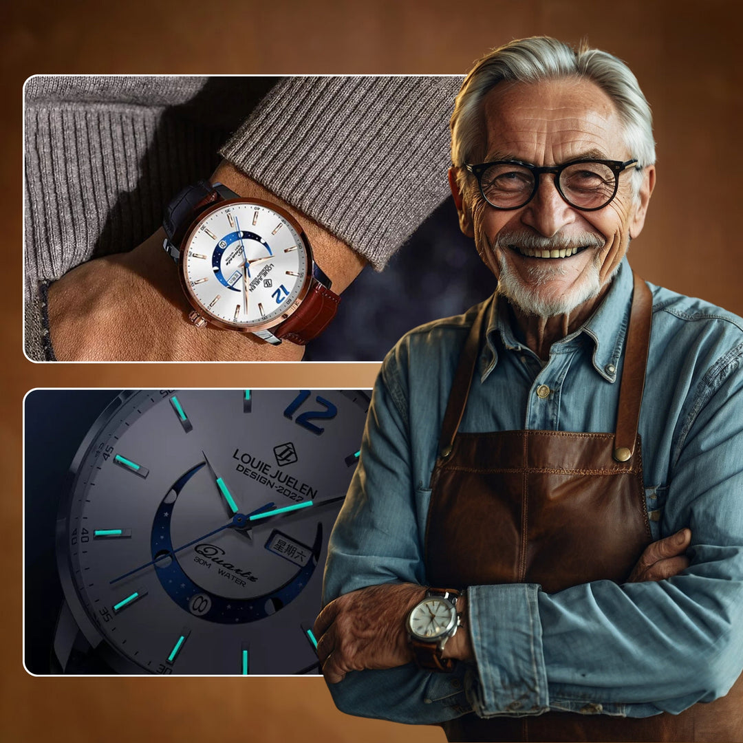 Modiva's Classic Business Chronograph Wrist Watch