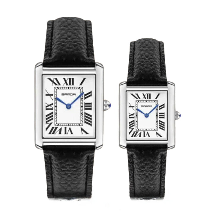 Modiva's Square Dial For Couples Wrist Watch