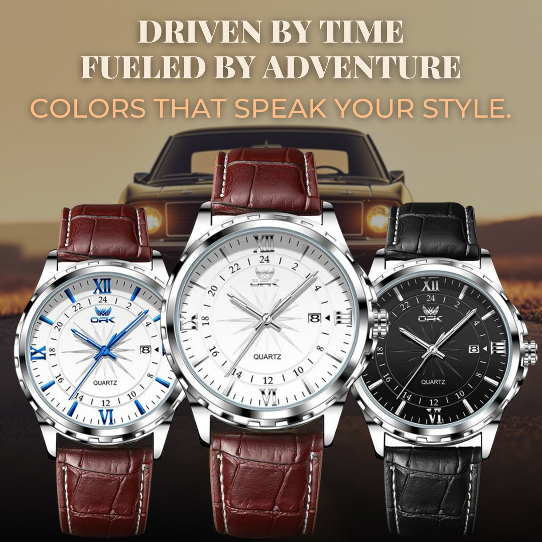 Modiva's Essential Chronograph Automatic Wrist Watch