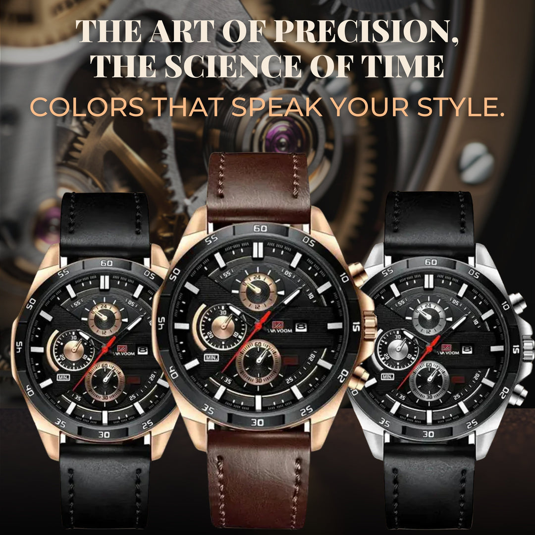 Modiva's Scratch Resistant Waterproof Wrist Watch