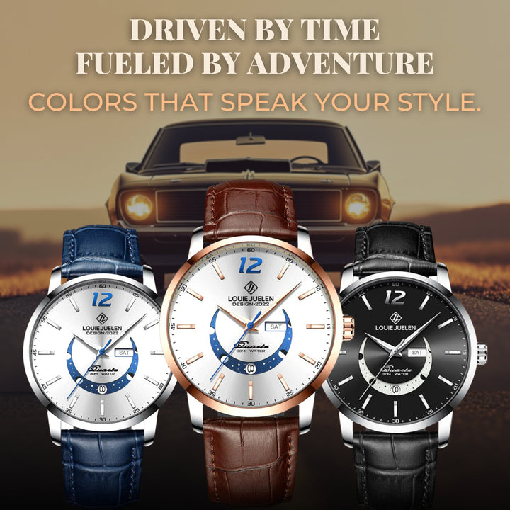 Modiva's Classic Business Chronograph Wrist Watch