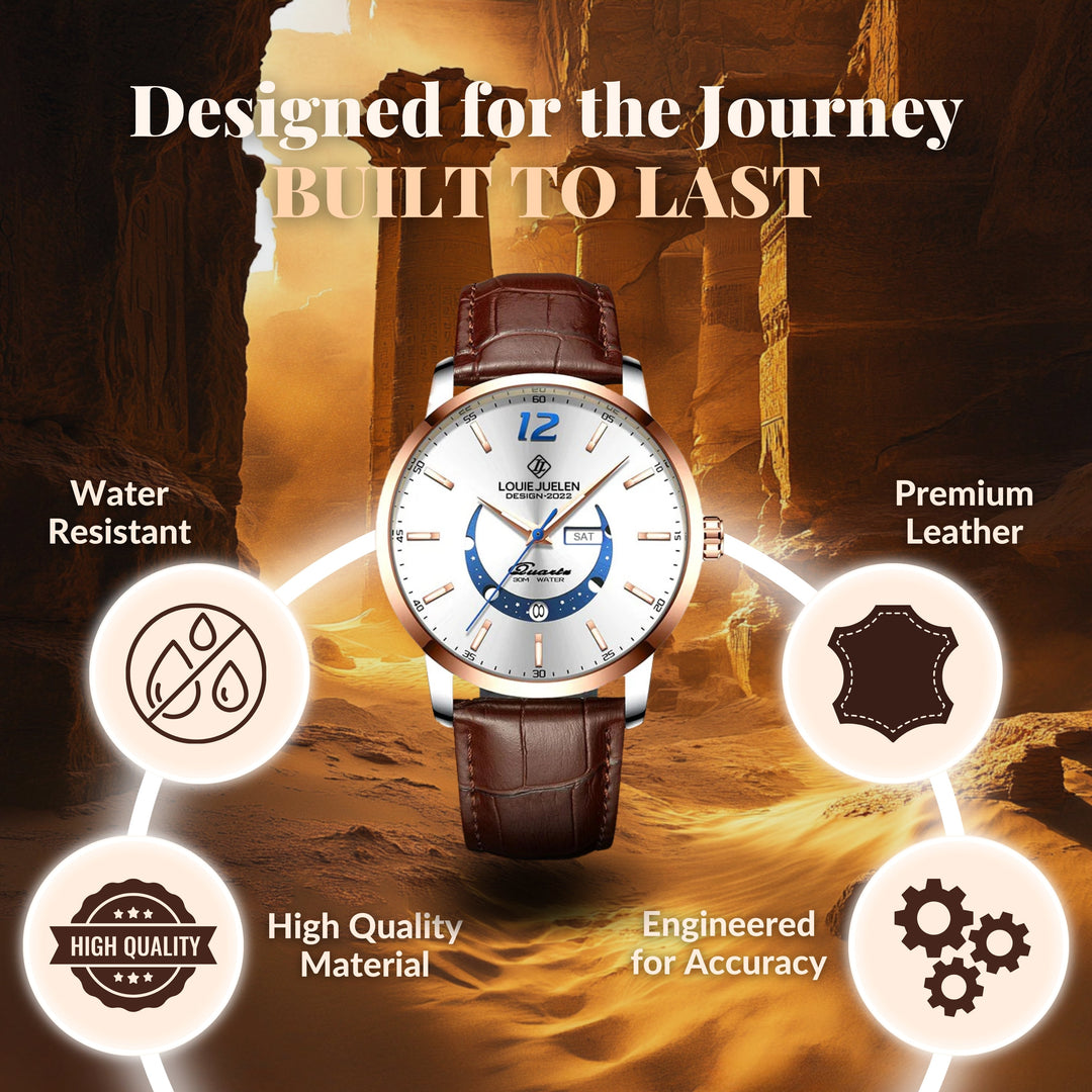 Modiva's Classic Business Chronograph Wrist Watch