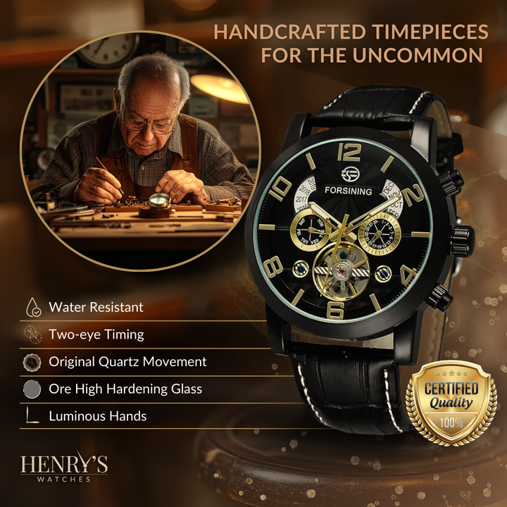 VORTEX | Luxury Tourbillon Automatic Mechanical Watch