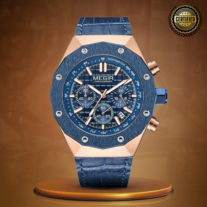 Modiva's Waterproof Chronograph Wrist Watch