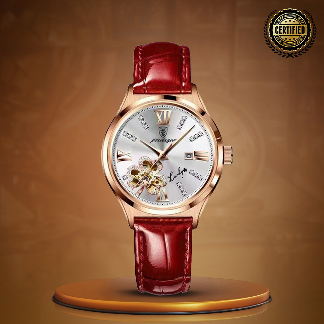Modiva's Stunning Diamond Dial Wrist Watch