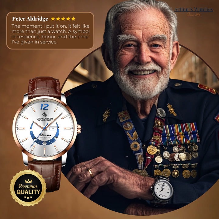 Modiva's Classic Business Chronograph Wrist Watch